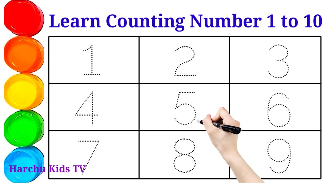 Учимся считать от 1 до 111 | Песенка про 123 | Считаем числа для детей | Детский телеканал Harchu