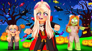 HALLOWEEN PARTY IN ROBLOX BROOKHAVEN!