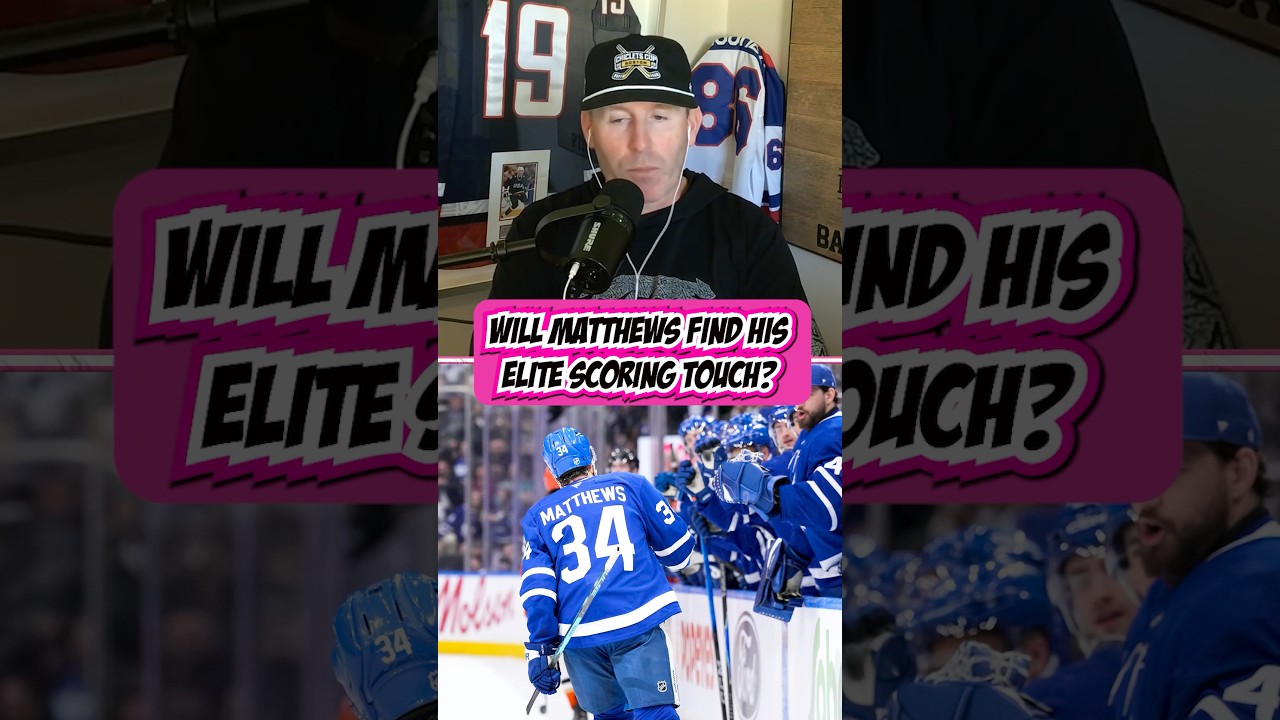 Will we ever see the elite goal scoring version of Auston Matthews again?