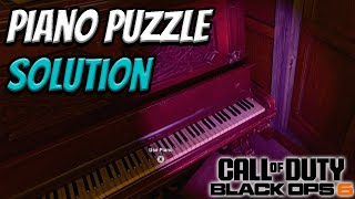 Piano Puzzle Solution - Safe House Secret Passage Piano Notes Order | Call of Duty Black Ops 6