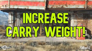 Increase Carry Weight - Fallout 4 (Console Command)