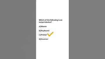 MCQ input output devices#jkssb #education #sscgl