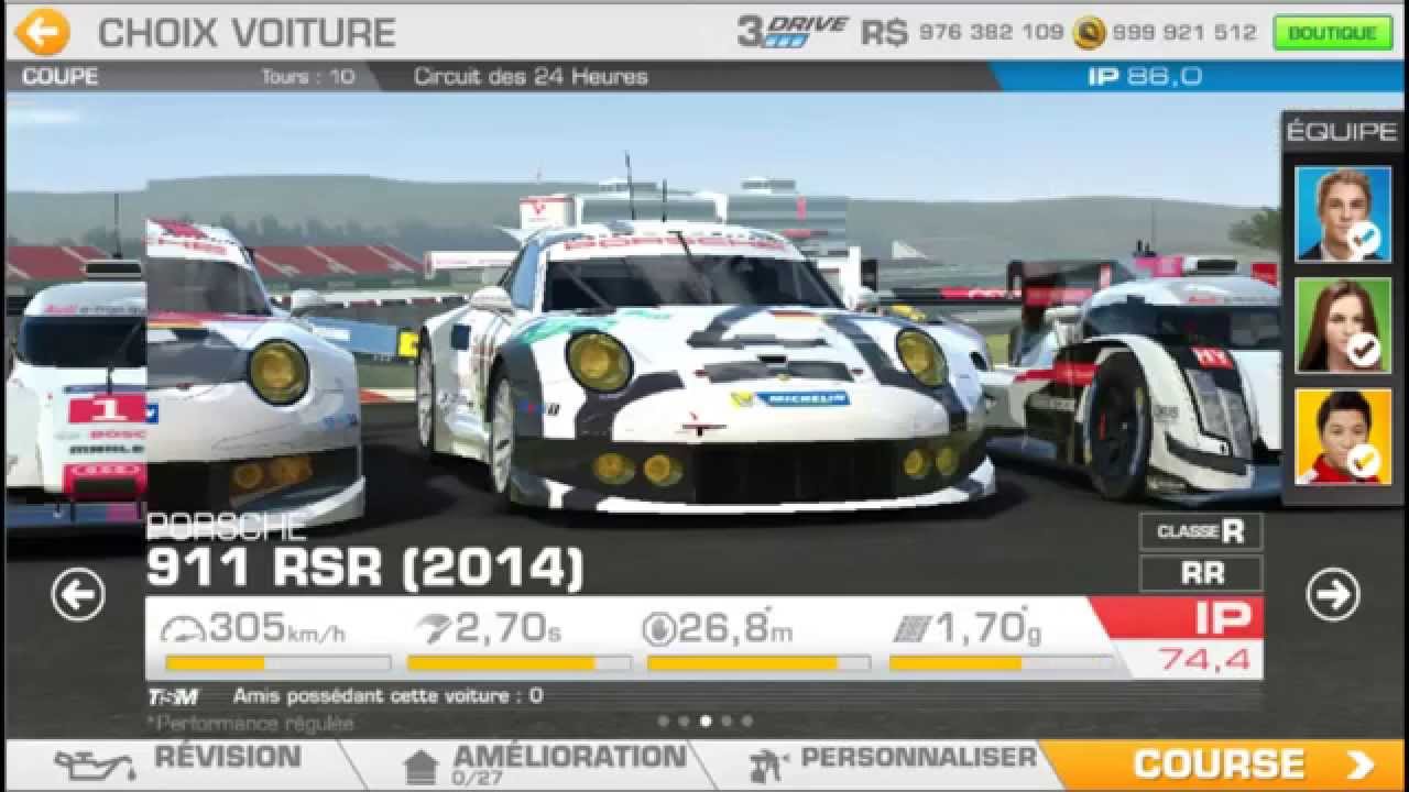 comment debloquer real racing 3