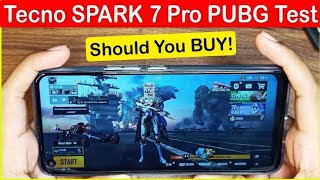 Tecno Spark 7 Pro Pubg Test Heat Fps Buy Or Not In 2022 ?