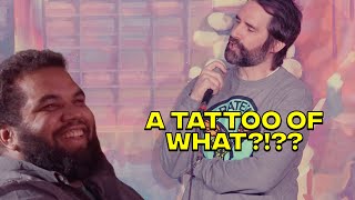 You have a tattoo of what? #standupcomedy #shorts #jokes #tattoo