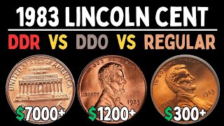 7000 Penny Hiding In Plain Sight 1983 Lincoln Cent Ddr Vs Ddo Vs Regular Strike