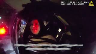 Drunk Driver Hits Police Cruiser... Then Tries To Run Away (Bodycam).