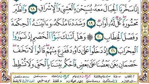 سورة ص مجودة بصوت الشيخ محمود على البنا