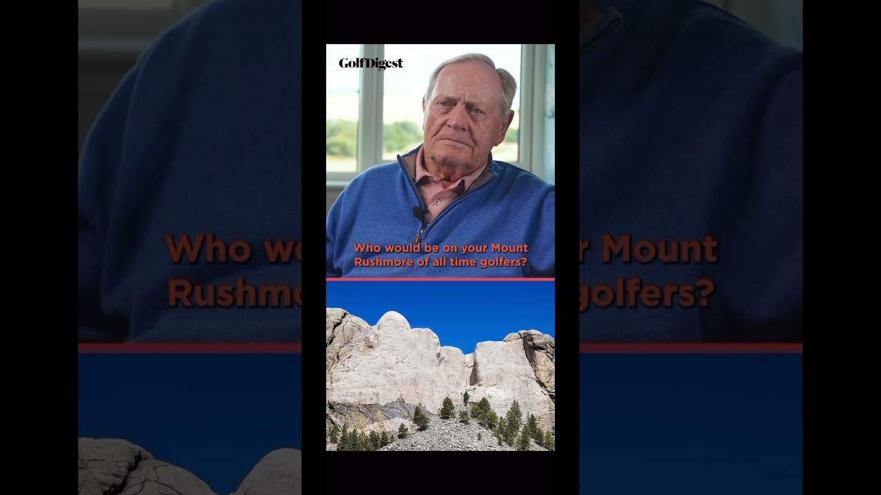 Jack Nicklaus Reveals His Golf Mt. Rushmore 🐐🏔️