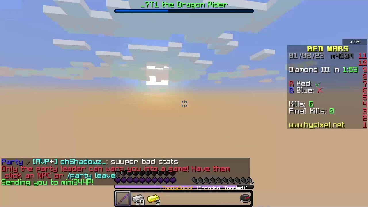 Minecraft bedwars small swords texture pack youtube