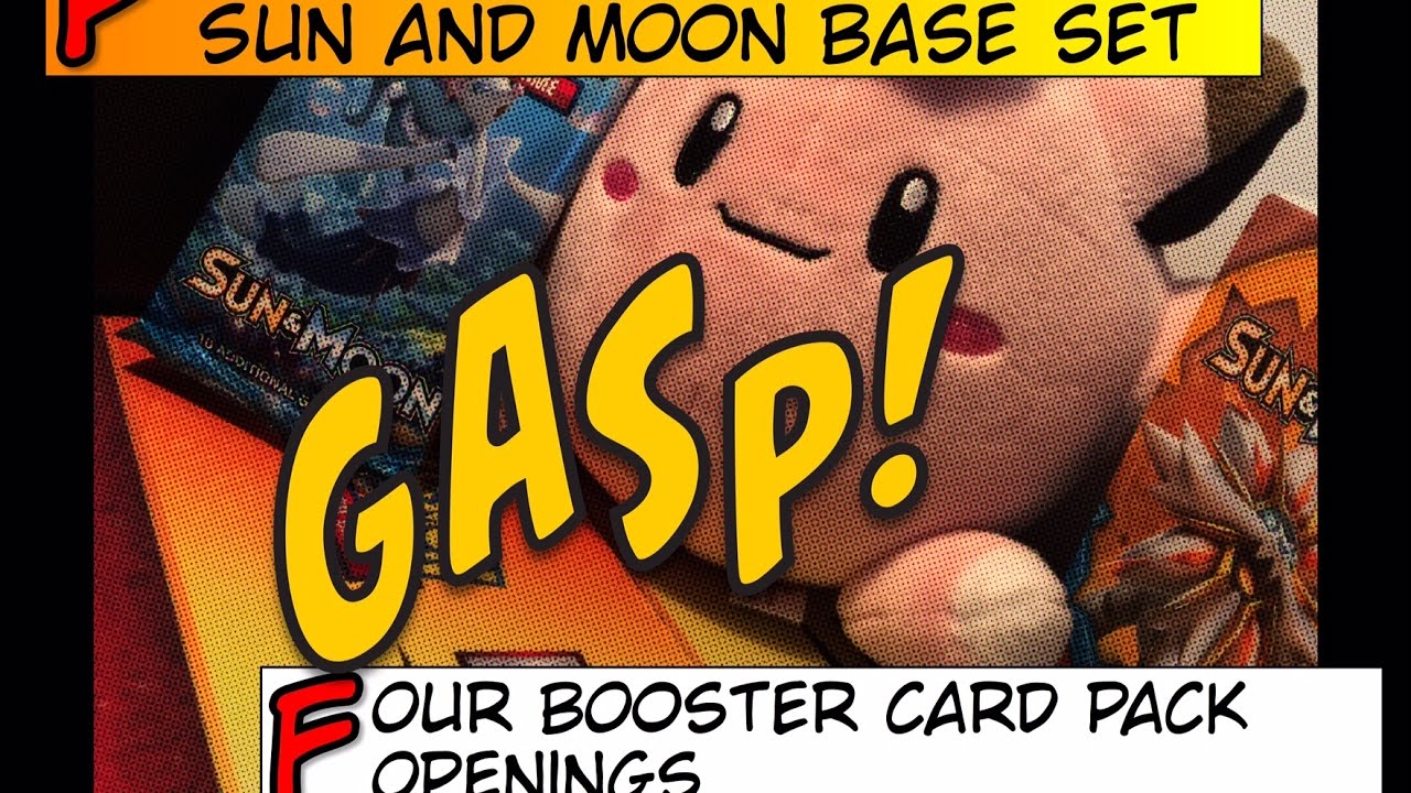 POKÉMON SUN AND MOON TCG : OPENING FOUR BOOSTER PACKS - YouTube