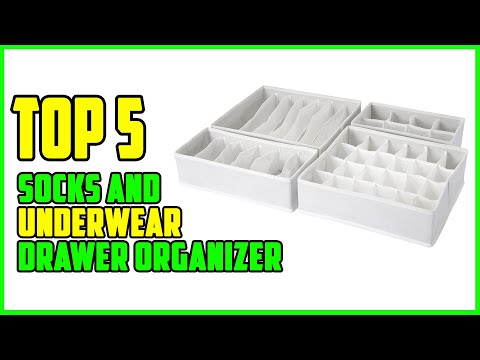 ULG Underwear Organizer Set Machine Washable Drawer Divider 3 Set