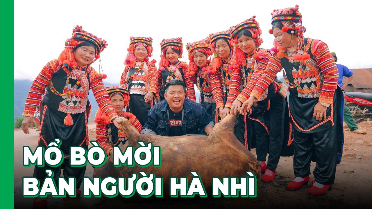 Hải SAPA TV tặng cả bản người Hà Nhì con bò tại vùng trồng ỚT TRUNG ĐOÀN cay nhất thế giới