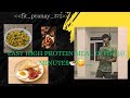 |EASY HIGH PROTEINN| MEAL IN FIVE(5) MINUTES😋🍲..... #gym #youtubevideos #meals #fitness #vlog