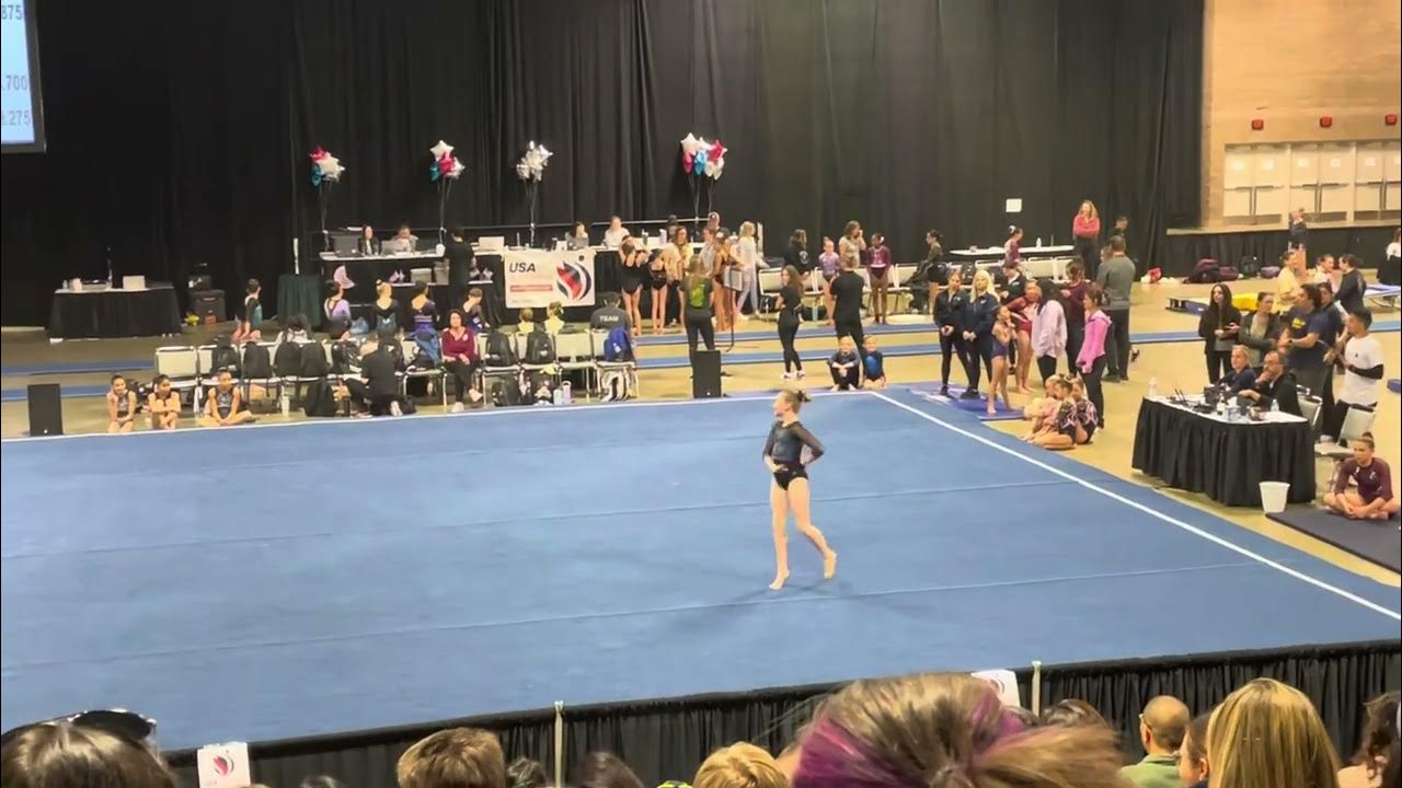 USAG Nor Cal Xcel State Championships Visalia 2024 Xcel Gold Floor YouTube