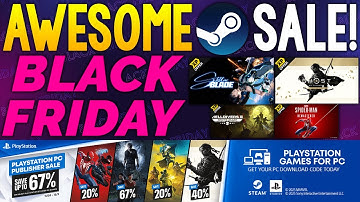 AWESOME STEAM PC GAME BLACK FRIDAY GAMES SALE - TONS OF PLAYSTATION PC STEAM GAMES CHEAPER!
