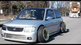 【搬入】凄い‼竹ヤリ↗↗ダイハツミラ 栃イベ　Stylish Wagon杯 2020