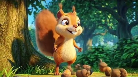 Squirrel on a Tree Kids Videos Kids Rhymes Video 