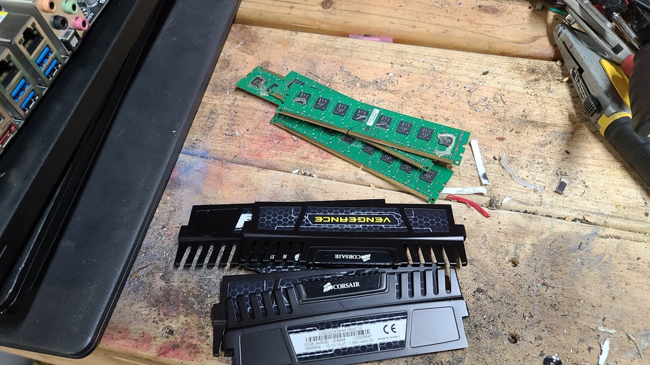 Micro Scrapping Ram for Boardsort.com. Computer Recycling - YouTube