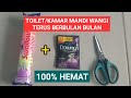 Cara Agar Kamar Mandi / Toilet Wangi Terus | Tips Supaya Toilet Tidak Bau | 100% Hemat