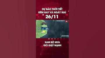 Nam Bộ mưa dông rải rác, gió giật