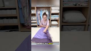 Cara Mudah Melipat Rok #shorts #kreatif #diy #tutorial #tutorials #tutorialyoutube