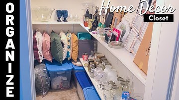 Home Decor Closet | Home Organization Ideas | Home Organization on a Budget | Randy4short