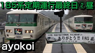 さよなら185系定期運行最終日②特急踊り子3号～16号