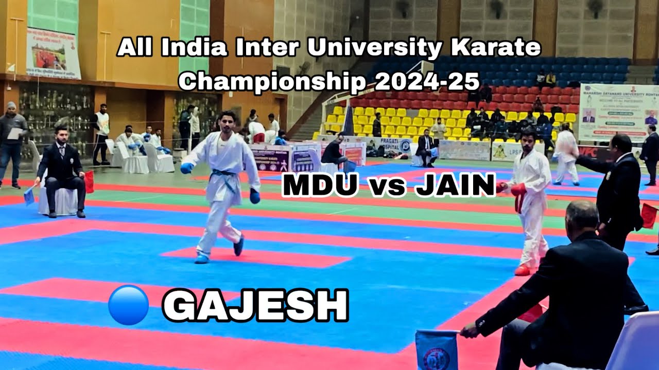 Gajesh Jangra | MDU vs JAIN | All India Inter University Karate ...