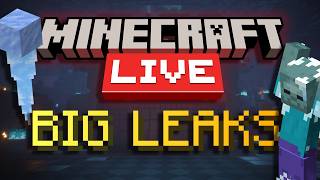 MORE MINECRAFT LIVE LEAKS! BIG ANNOUNCEMENT, NEW FEATURES, MOB, BIOME AND MORE!