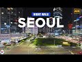 Seoul korea  yongsan night walk night view of seoul skyline city ambience