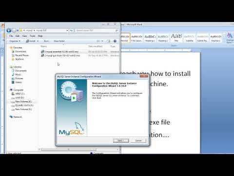 Mysql 5.0 + GUI tools installation on Windows PC