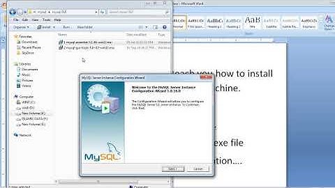 Mysql 5.0 + GUI tools installation on Windows PC