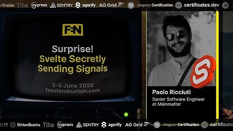Frontend Nation 2025: Surprise! Svelte Secretly Sending Signals by Paolo Ricciuti