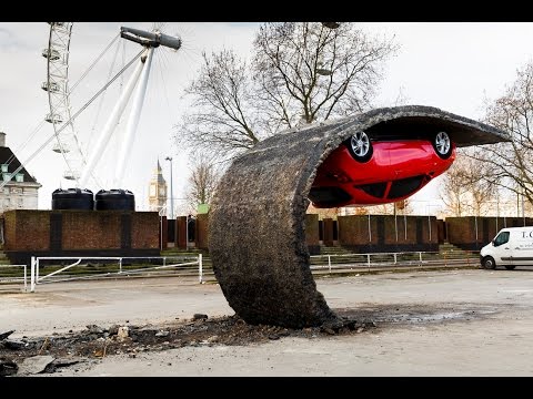 Time Lapse: Pick yourself up and pull yourself together | Alex Chinneck for Vauxhall Motors