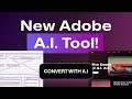 Adobe New A.I. Design Tool! – Adobe Firefly | Design Essentials