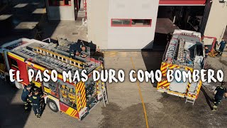 EL PASO MÁS DURO COMO BOMBERO 🚒 | PARQUE 11 Bomberos de Madrid