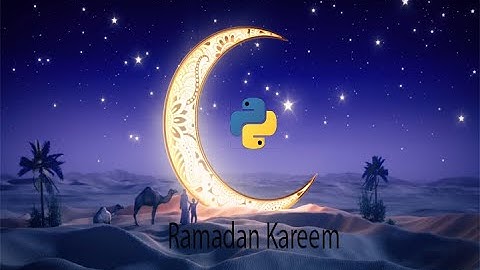 Learn Python in Ramadan