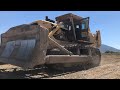 أغنية Loading An Old Cat D9H Bulldozer With 77 Years Old Operator - Fasoulas Heavy Transports