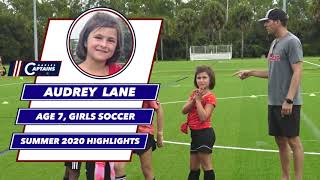 AUDREY LANE (Age 7) Summer 2020 Soccer Highlights - Naples Captains