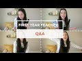 First Year Teacher Q&A | Teacher Vlog