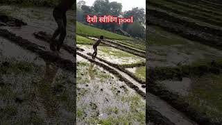 Desi waterpark #viral #ganvkilifestyle #trandingshorts #waterpark #summer #pool