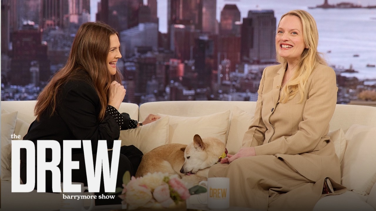 Elisabeth Moss and Drew Barrymore Bond Over Shared Love of Sweatpants | The Drew Barrymore Show