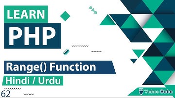 PHP Array_Range Function Tutorial in Hindi / Urdu