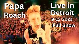 Papa Roach Live in Detroit - Pine Knob Music Theater - 2023