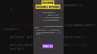 Famous Selenium Automation Testing Reusable Methods Part-01 Profile