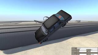 mercedes w123 crash test beamng mod car crash simulator