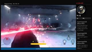 Watch darth vader get lit up with lasers while I wait for starwars battlefront to install
