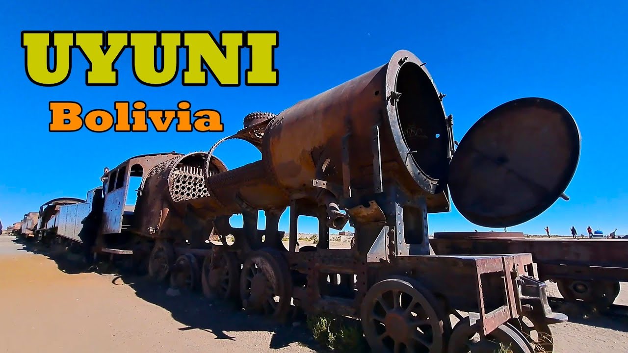 Uyuni, Bolivia, Train Cemetery, Colchani salt museum.