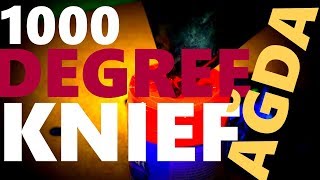 Deney - 1000 Derece Biçak Kesme Ağda Experiment - Glowing 1000 Degree Knife Vs Wax